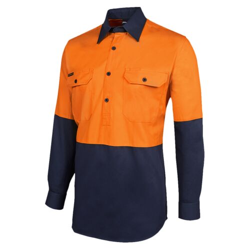 JB's HV CLOSE FRONT L/S 190G SHIRT Thumbnail