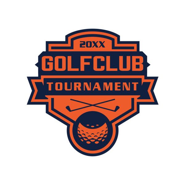 Golf club Tournament logo template 02 Thumbnail