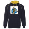 JB's  CONTRAST FLEECY HOODIE Thumbnail