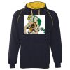 JB's  CONTRAST FLEECY HOODIE Thumbnail