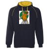 JB's  CONTRAST FLEECY HOODIE Thumbnail