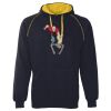 JB's  CONTRAST FLEECY HOODIE Thumbnail
