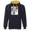 JB's  CONTRAST FLEECY HOODIE Thumbnail