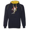 JB's  CONTRAST FLEECY HOODIE Thumbnail