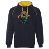 JB's  CONTRAST FLEECY HOODIE Thumbnail