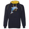 JB's  CONTRAST FLEECY HOODIE Thumbnail