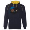 JB's  CONTRAST FLEECY HOODIE Thumbnail