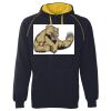 JB's  CONTRAST FLEECY HOODIE Thumbnail