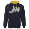 JB's  CONTRAST FLEECY HOODIE Thumbnail