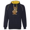JB's  CONTRAST FLEECY HOODIE Thumbnail