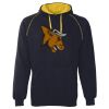 JB's  CONTRAST FLEECY HOODIE Thumbnail