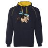 JB's  CONTRAST FLEECY HOODIE Thumbnail
