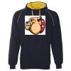 JB's  CONTRAST FLEECY HOODIE Thumbnail