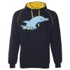 JB's  CONTRAST FLEECY HOODIE Thumbnail