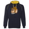 JB's  CONTRAST FLEECY HOODIE Thumbnail