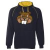 JB's  CONTRAST FLEECY HOODIE Thumbnail