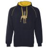 JB's  CONTRAST FLEECY HOODIE Thumbnail