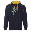 JB's  CONTRAST FLEECY HOODIE Thumbnail