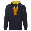 JB's  CONTRAST FLEECY HOODIE Thumbnail