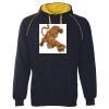 JB's  CONTRAST FLEECY HOODIE Thumbnail