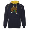 JB's  CONTRAST FLEECY HOODIE Thumbnail