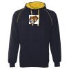 JB's  CONTRAST FLEECY HOODIE Thumbnail