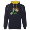 JB's  CONTRAST FLEECY HOODIE Thumbnail