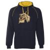 JB's  CONTRAST FLEECY HOODIE Thumbnail