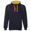 JB's  CONTRAST FLEECY HOODIE Thumbnail