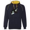 JB's  CONTRAST FLEECY HOODIE Thumbnail