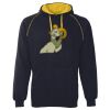 JB's  CONTRAST FLEECY HOODIE Thumbnail