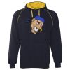 JB's  CONTRAST FLEECY HOODIE Thumbnail