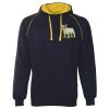JB's  CONTRAST FLEECY HOODIE Thumbnail