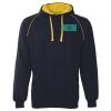 JB's  CONTRAST FLEECY HOODIE Thumbnail
