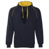 JB's  CONTRAST FLEECY HOODIE Thumbnail