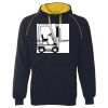 JB's  CONTRAST FLEECY HOODIE Thumbnail