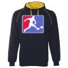 JB's  CONTRAST FLEECY HOODIE Thumbnail