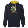 JB's  CONTRAST FLEECY HOODIE Thumbnail