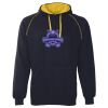 JB's  CONTRAST FLEECY HOODIE Thumbnail