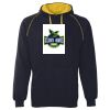 JB's  CONTRAST FLEECY HOODIE Thumbnail