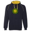 JB's  CONTRAST FLEECY HOODIE Thumbnail