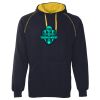 JB's  CONTRAST FLEECY HOODIE Thumbnail