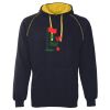 JB's  CONTRAST FLEECY HOODIE Thumbnail