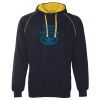 JB's  CONTRAST FLEECY HOODIE Thumbnail